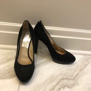 Michael Kors Black Suede Pumps